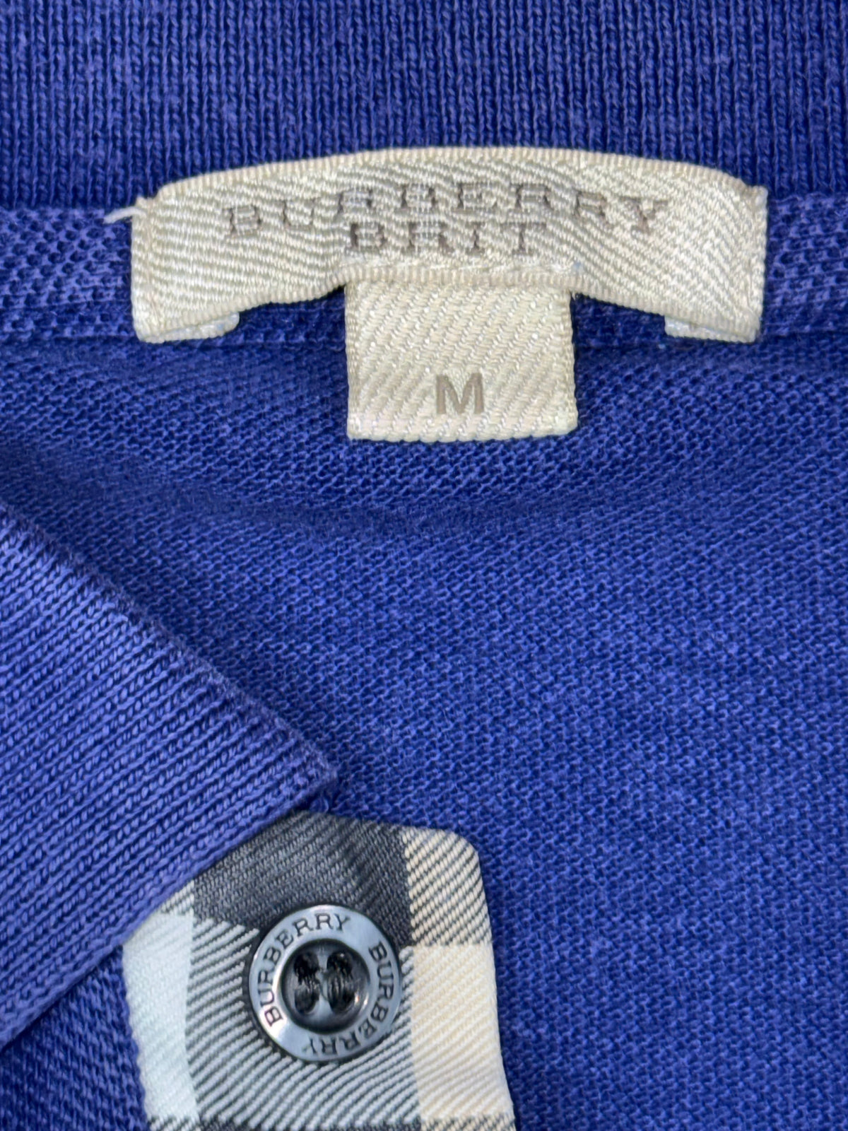 vintage purple Burberry polo