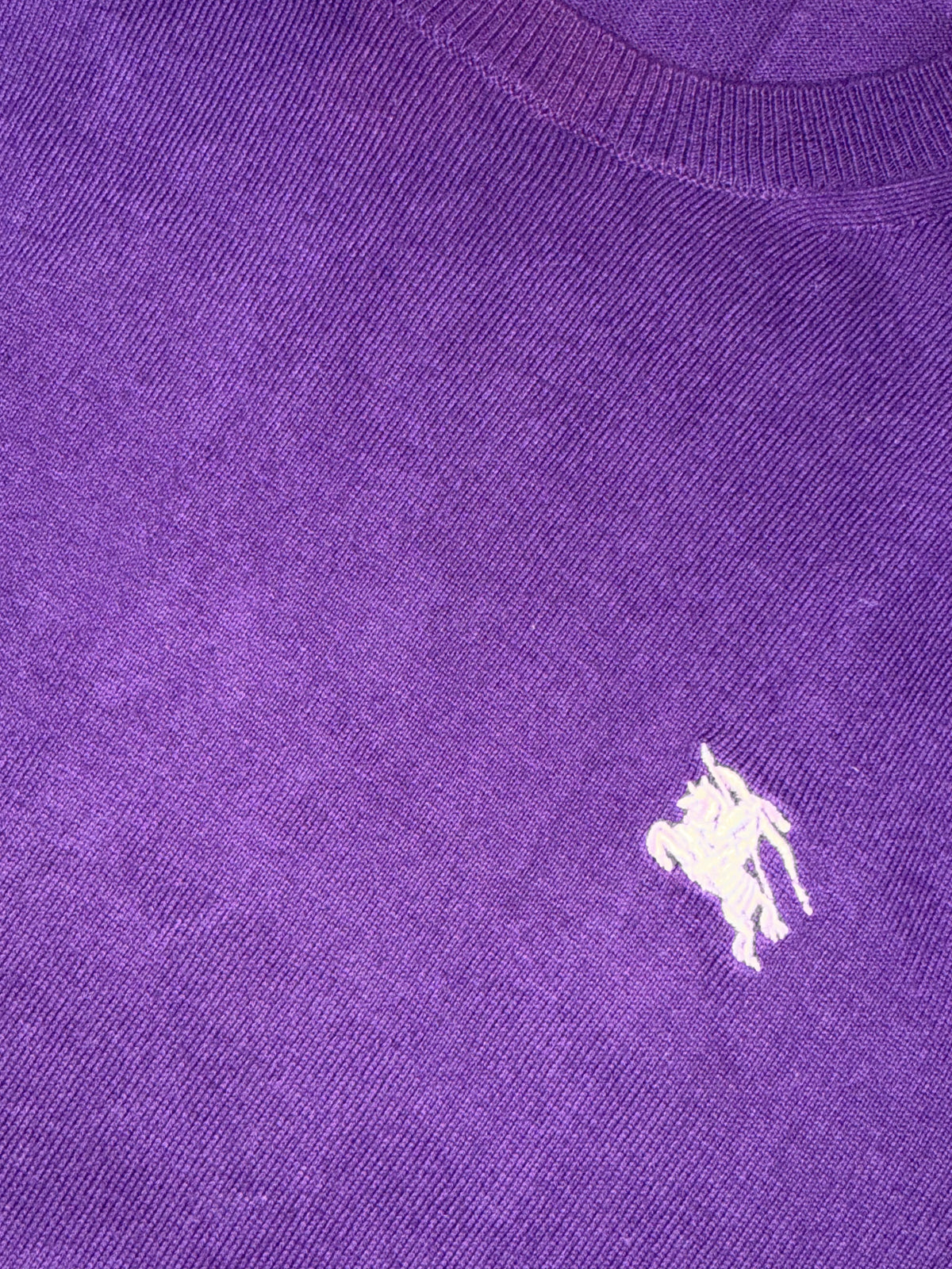 vintage purple Burberry knittedsweater