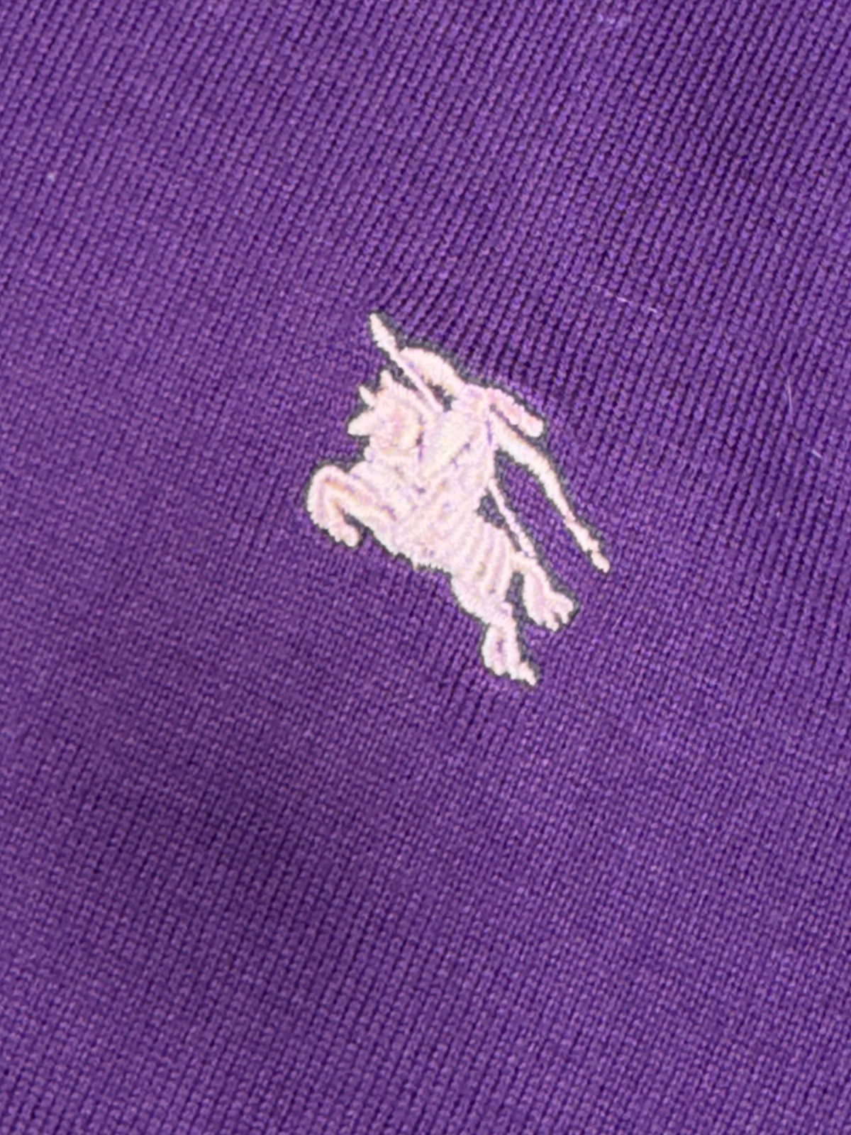 vintage purple Burberry knittedsweater