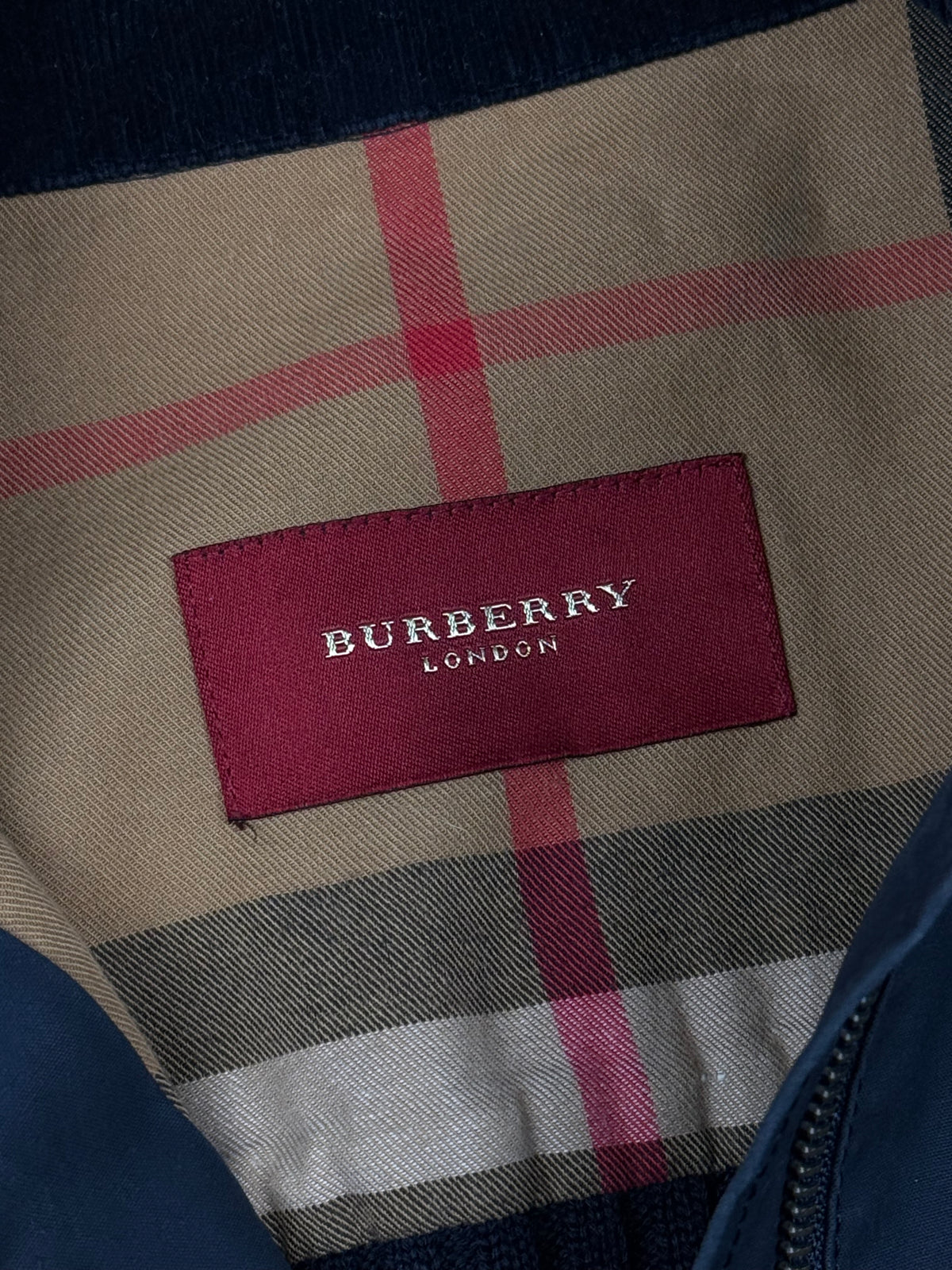 vintage Burberry hybrid sweatjacket