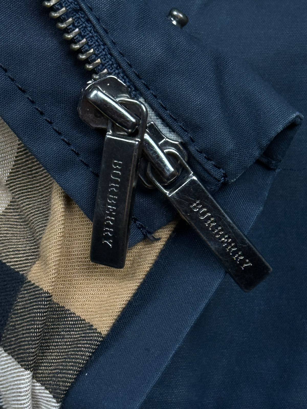 vintage Burberry hybrid sweatjacket