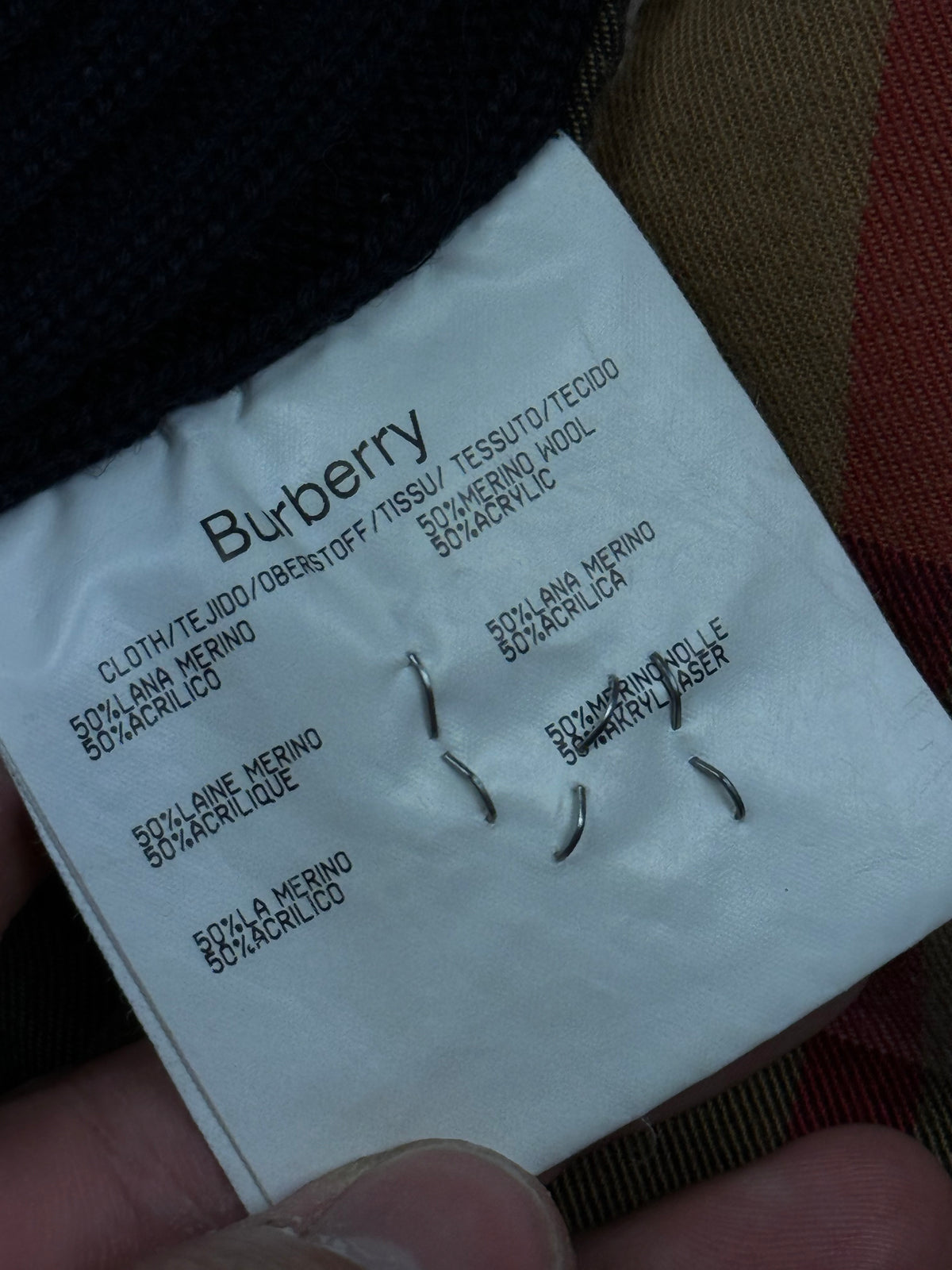 vintage Burberry hybrid sweatjacket