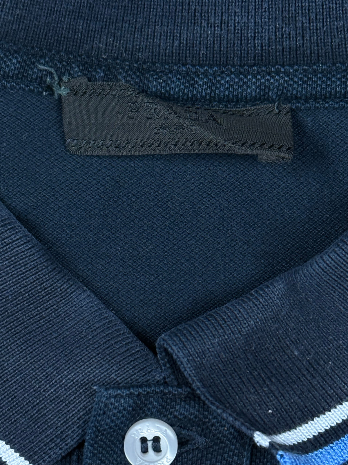 navyblue Prada polo
