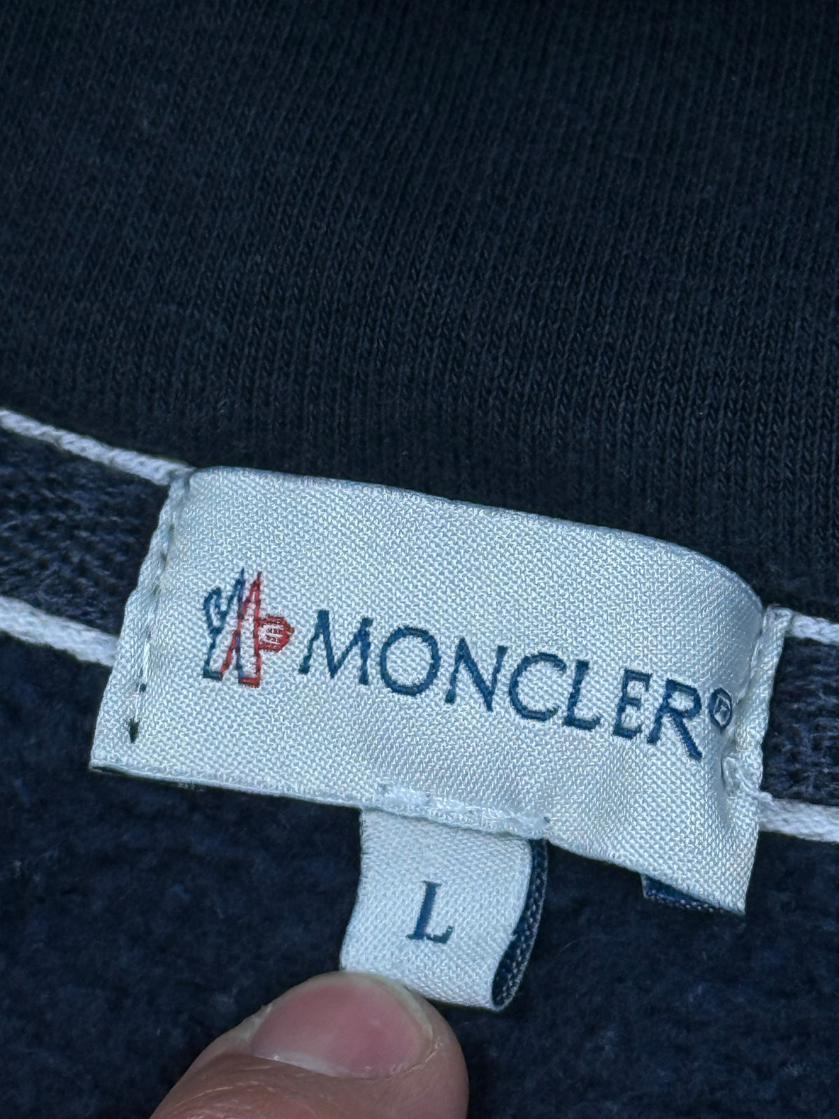 vintage navyblue Moncler sweatjacket