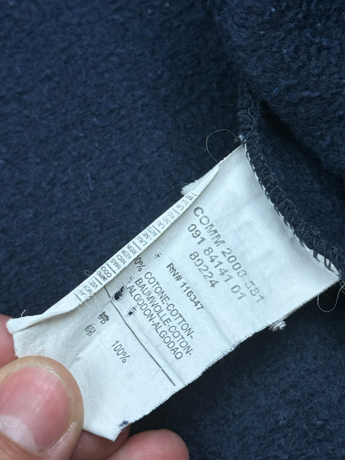 vintage navyblue Moncler sweatjacket