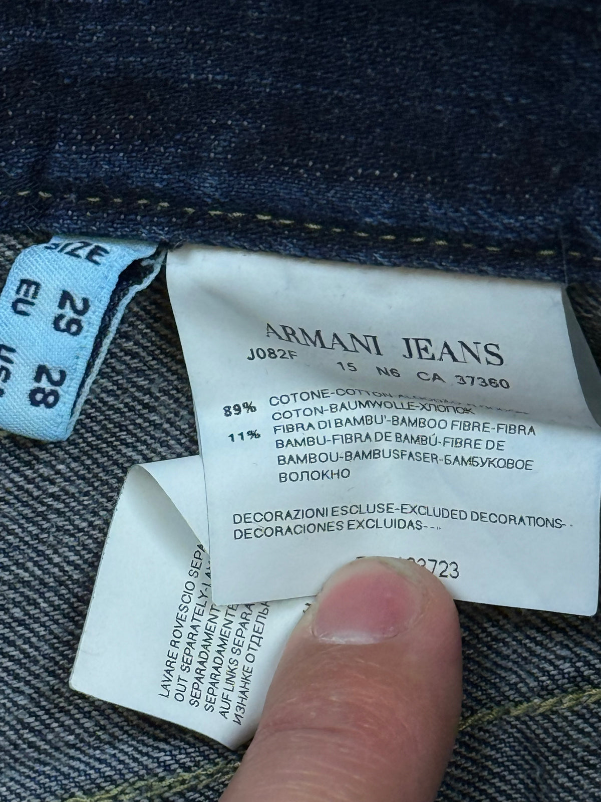vintage Armani jeans
