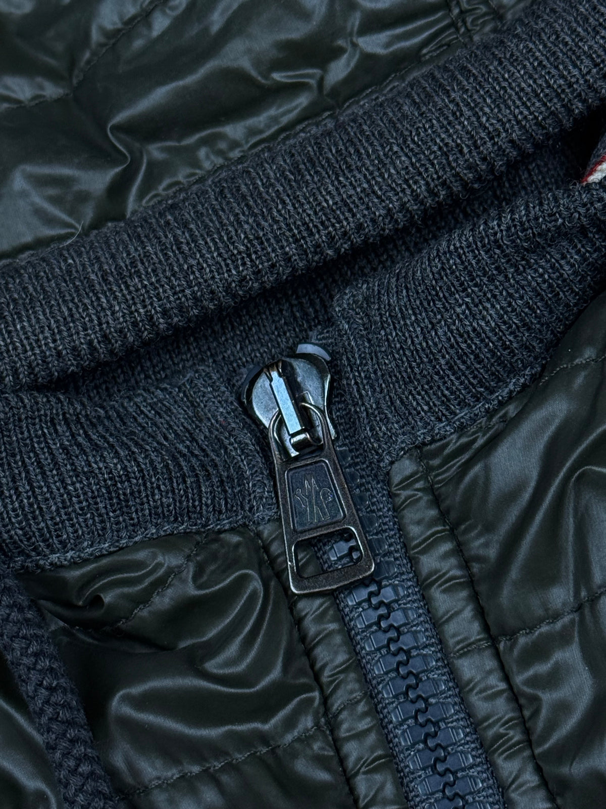 vintage Moncler hybrid sweatjacket
