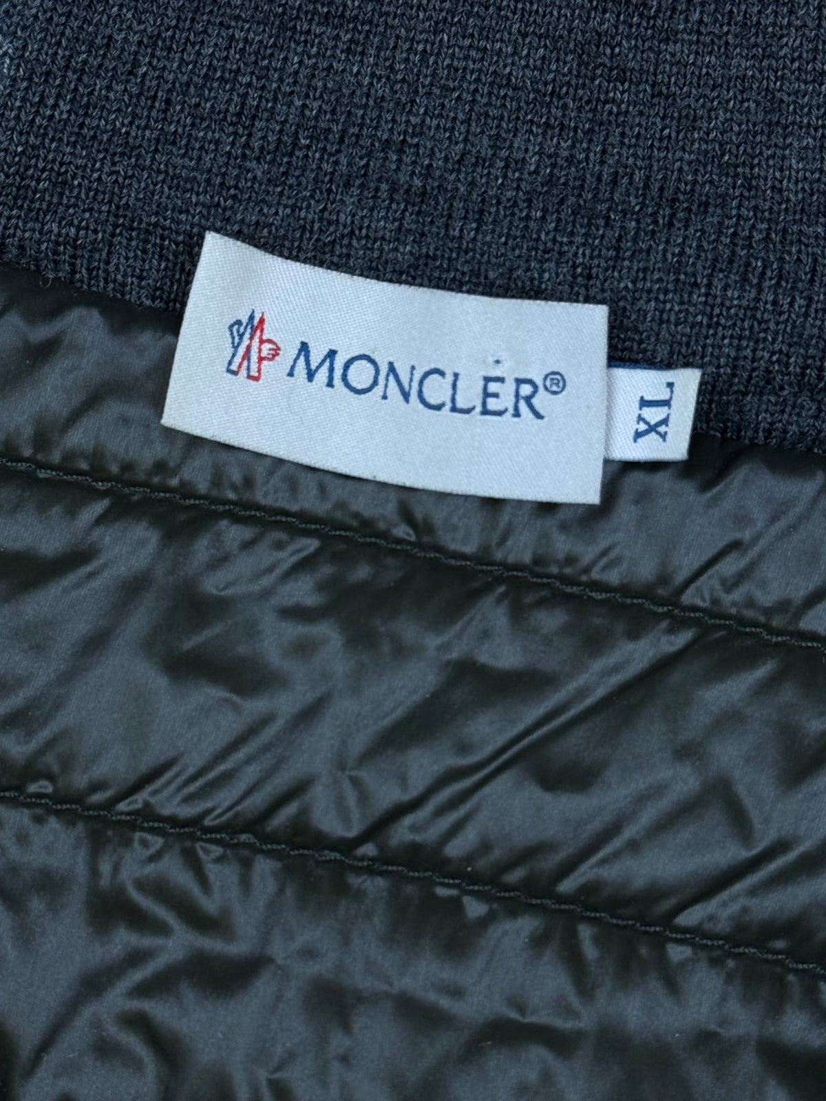 vintage Moncler hybrid sweatjacket