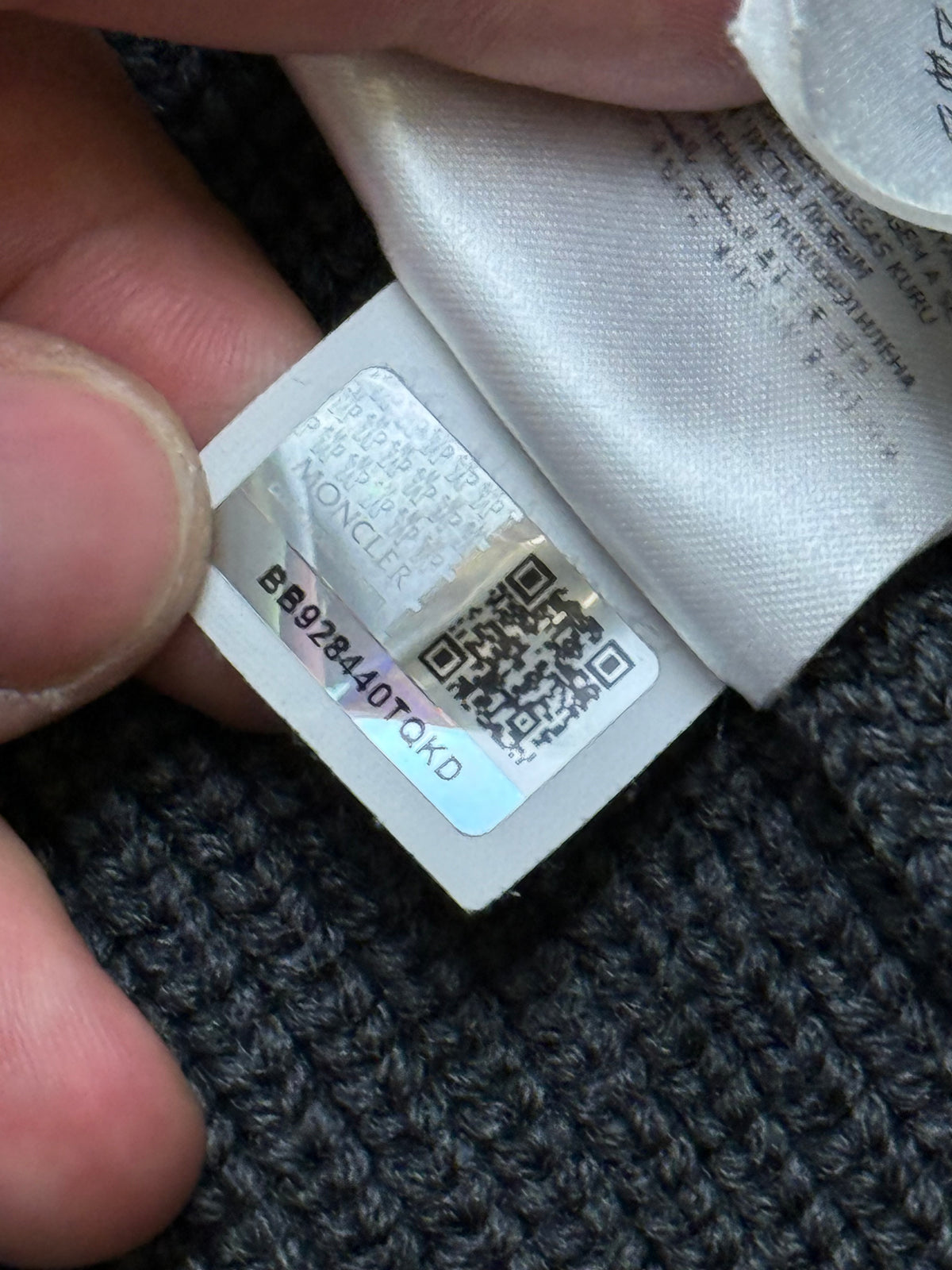 vintage Moncler hybrid sweatjacket