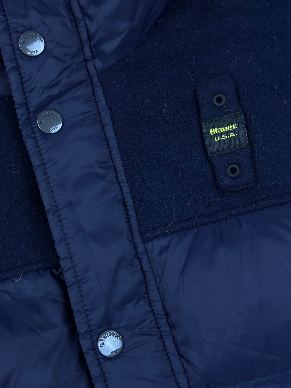 vintage navyblue Blauer winterjacket