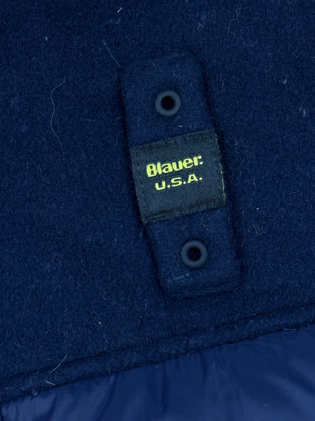 vintage navyblue Blauer winterjacket