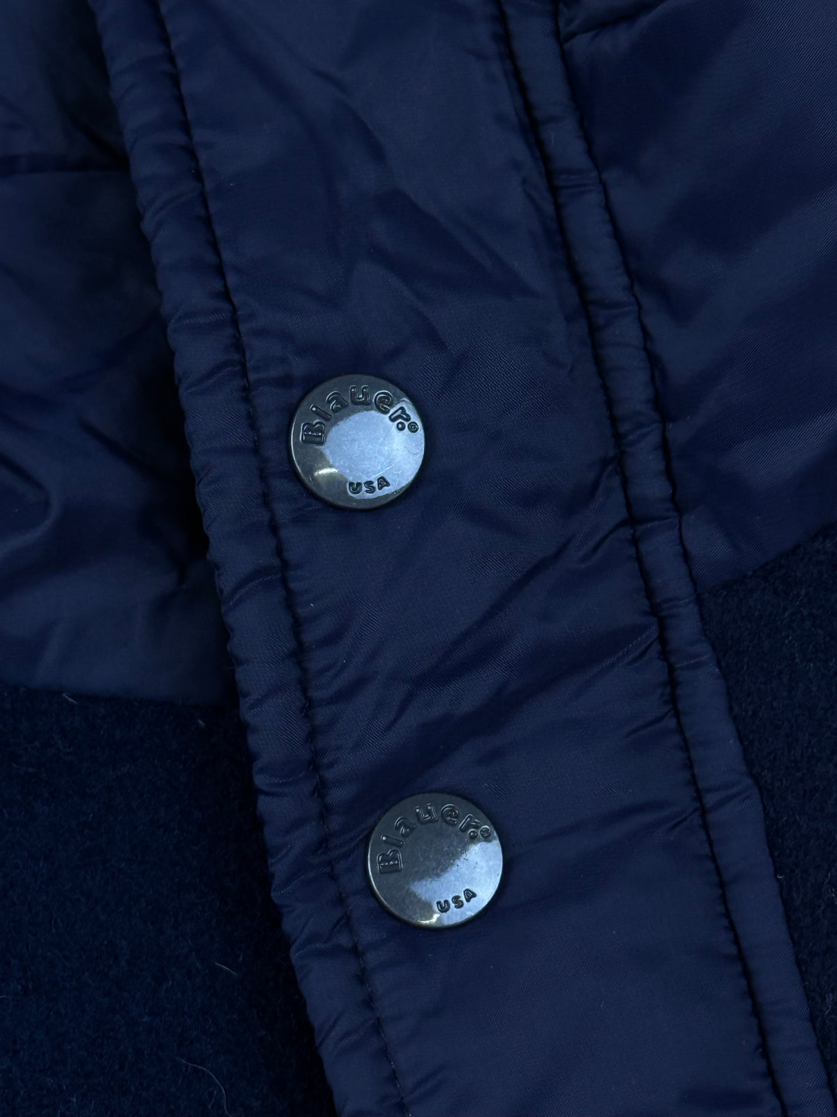 vintage navyblue Blauer winterjacket
