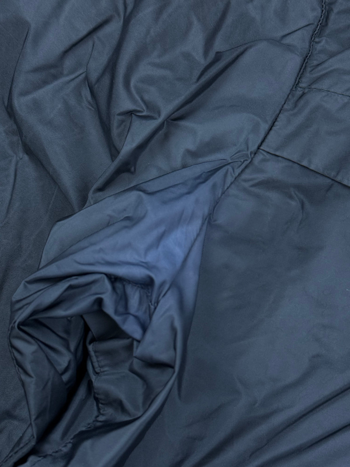 vintage grey Prada windbreaker