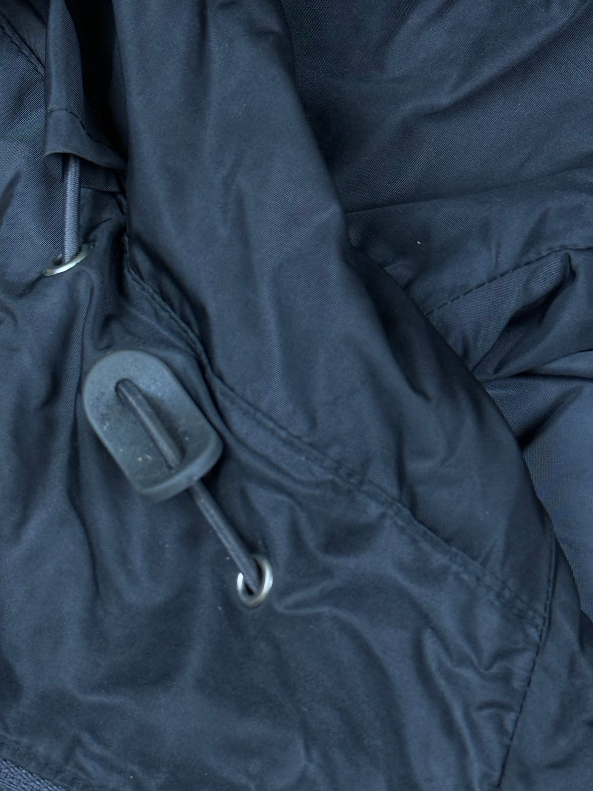 vintage grey Prada windbreaker