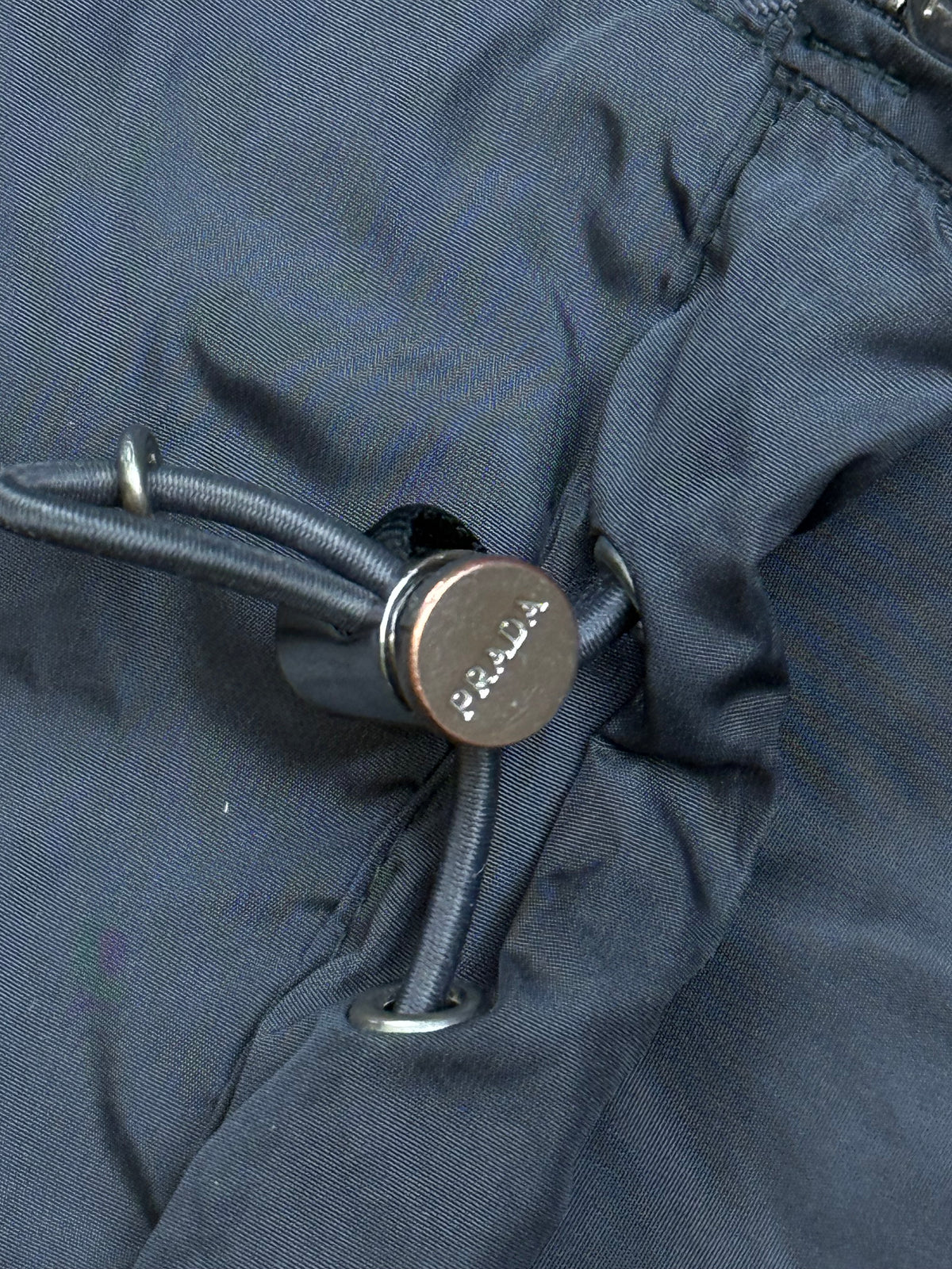 vintage grey Prada windbreaker