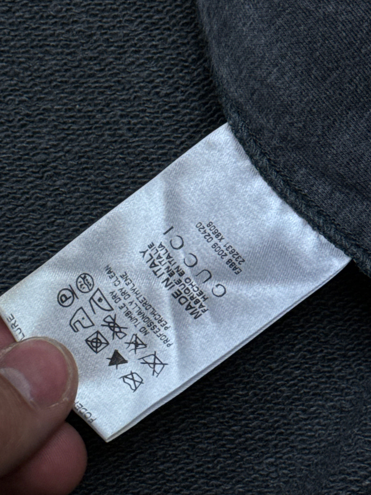 vintage Gucci sweatjacket