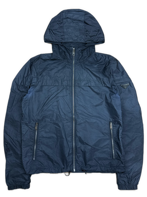vintage grey Prada windbreaker