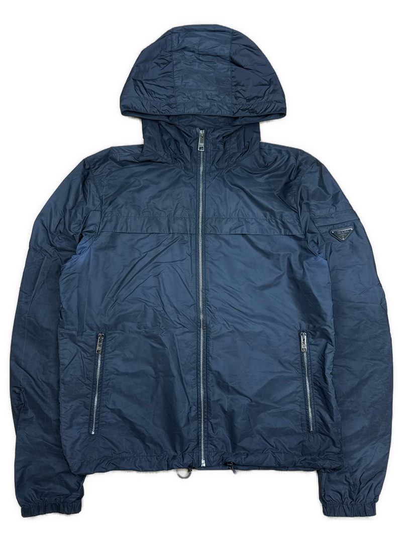 vintage grey Prada windbreaker