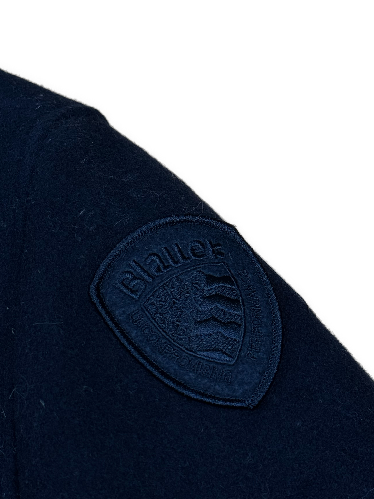 vintage navyblue Blauer winterjacket