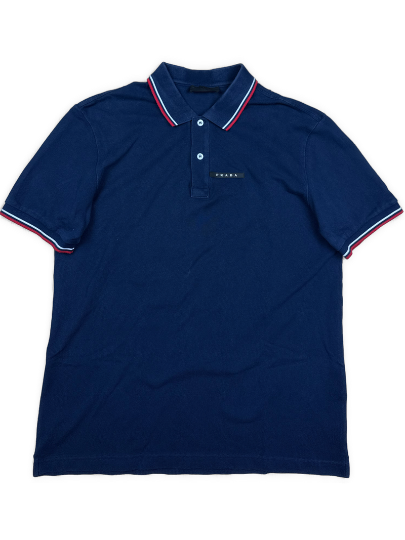 navyblue Prada polo