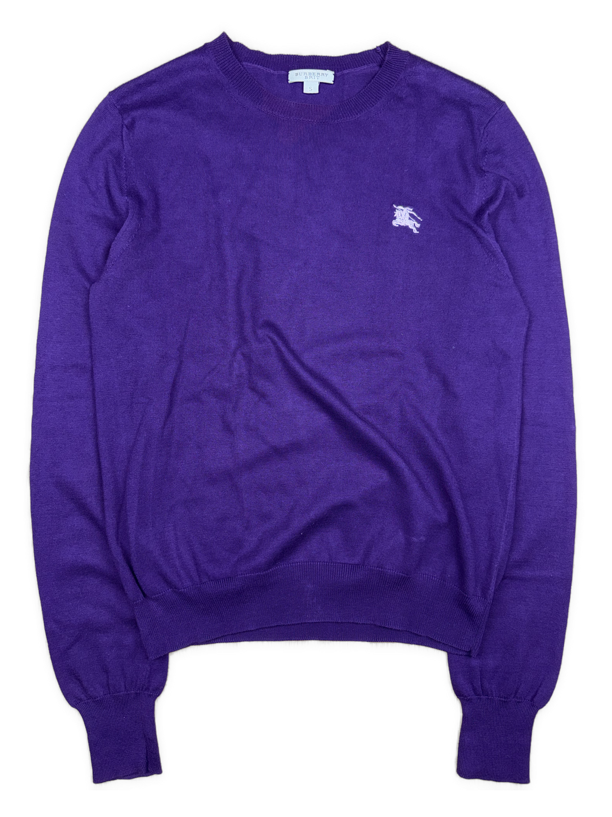vintage purple Burberry knittedsweater