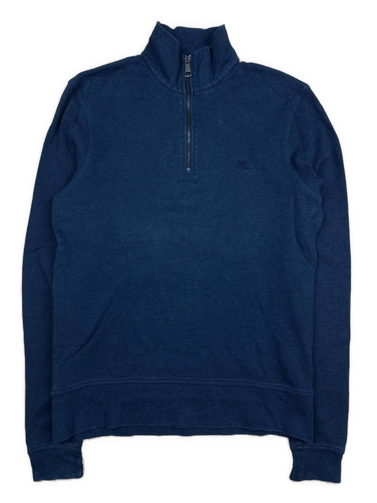 vintage navyblue Burberry quarterzip