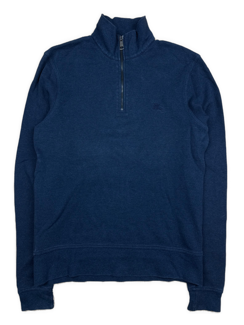 vintage navyblue Burberry quarterzip