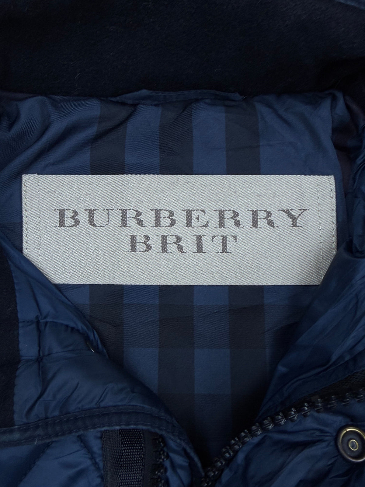 vintage Burberry quilted jacket