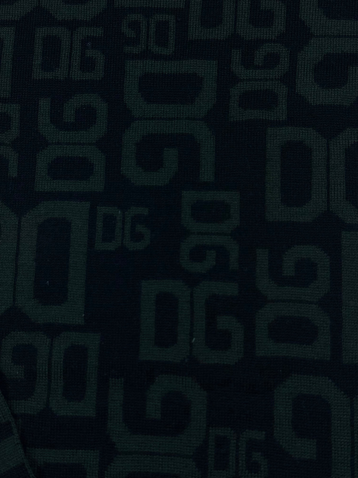 vintage dark green Dolce & Gabbana scarf