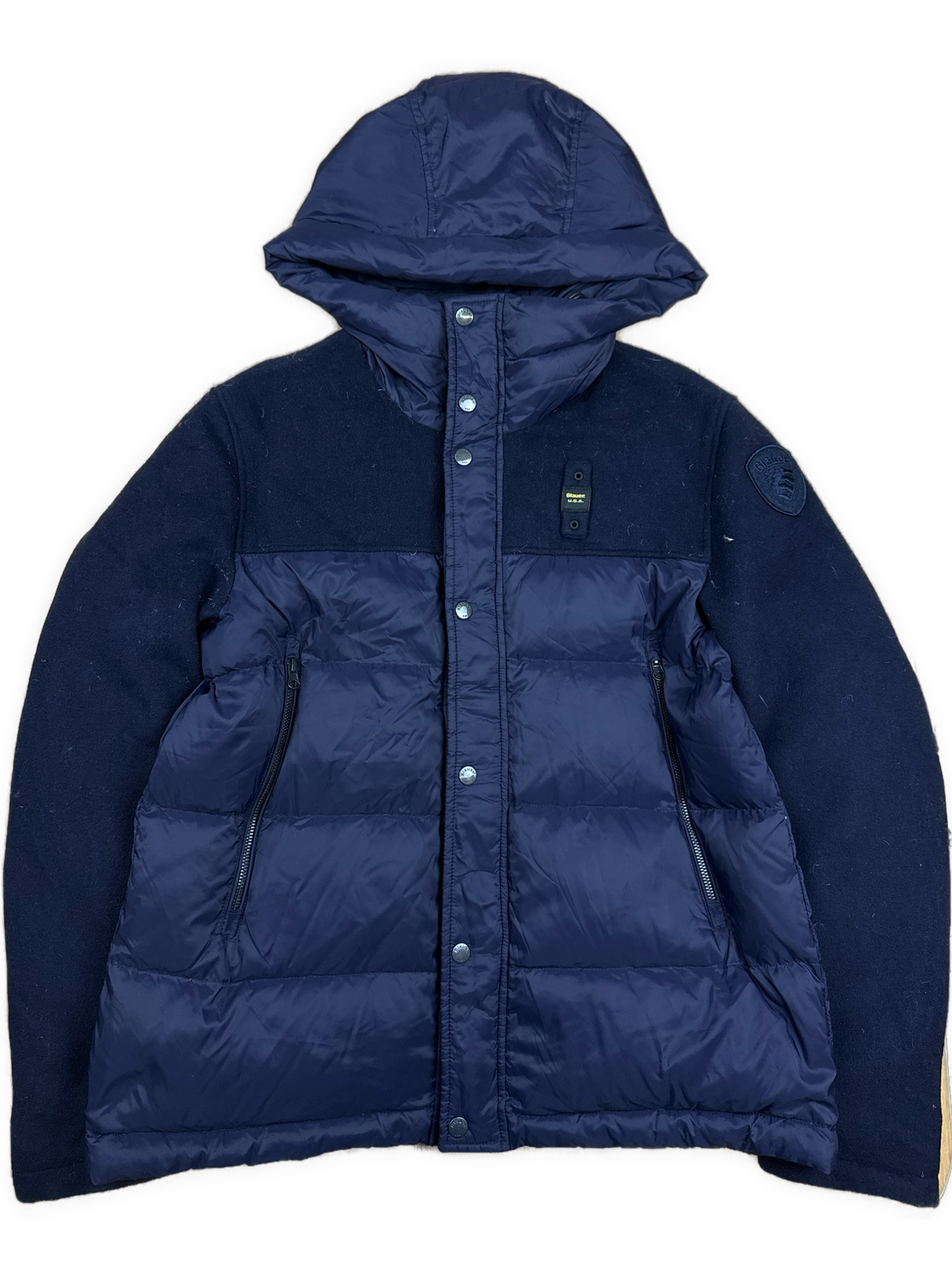 vintage navyblue Blauer winterjacket