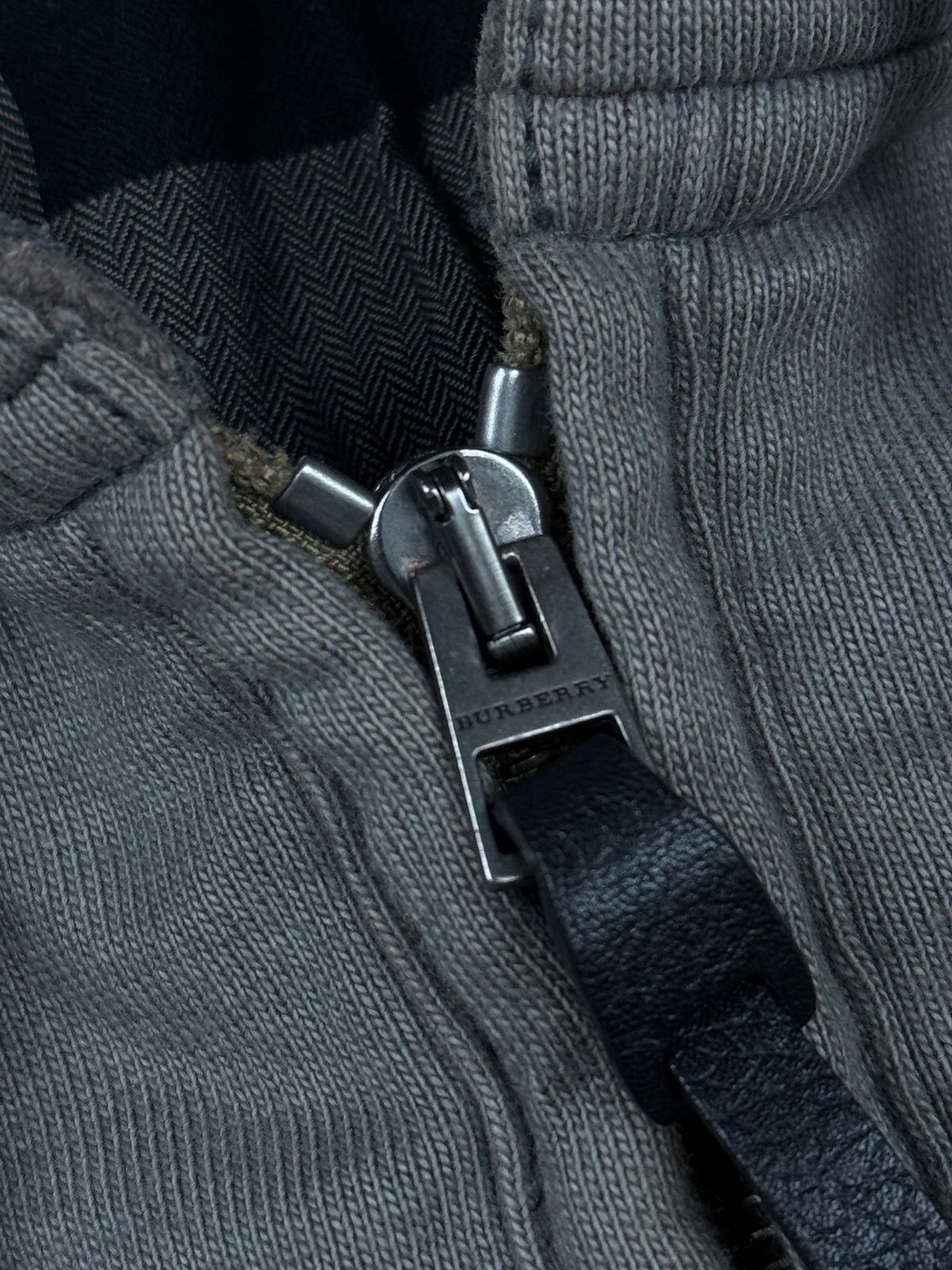 vintage Burberry sweatjacket