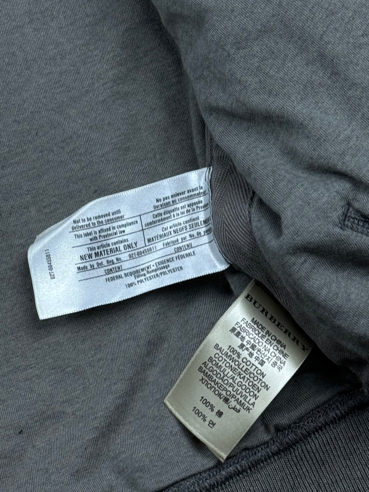 vintage Burberry sweatjacket
