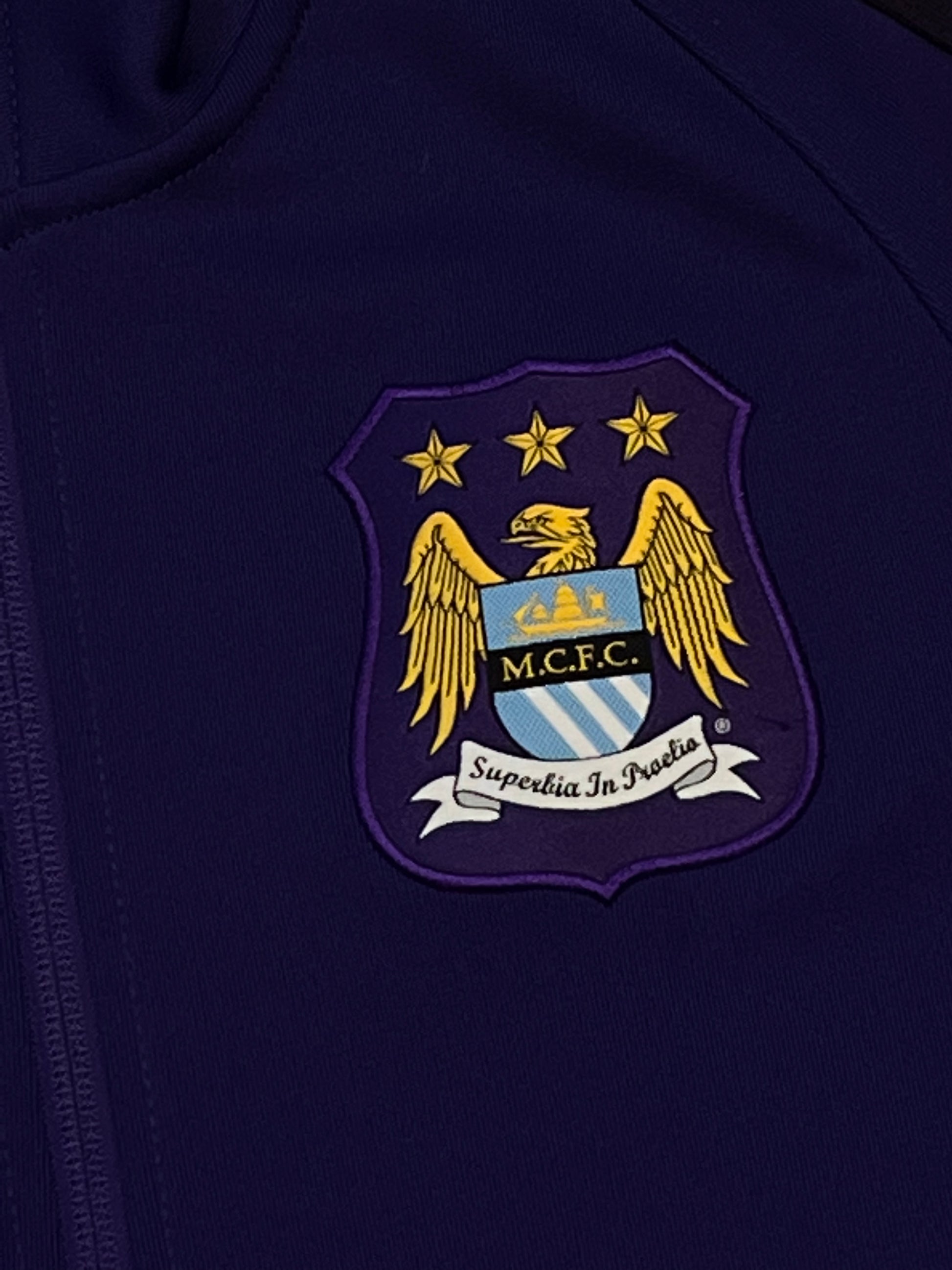 vintage Nike Manchester City trackjacket {M}