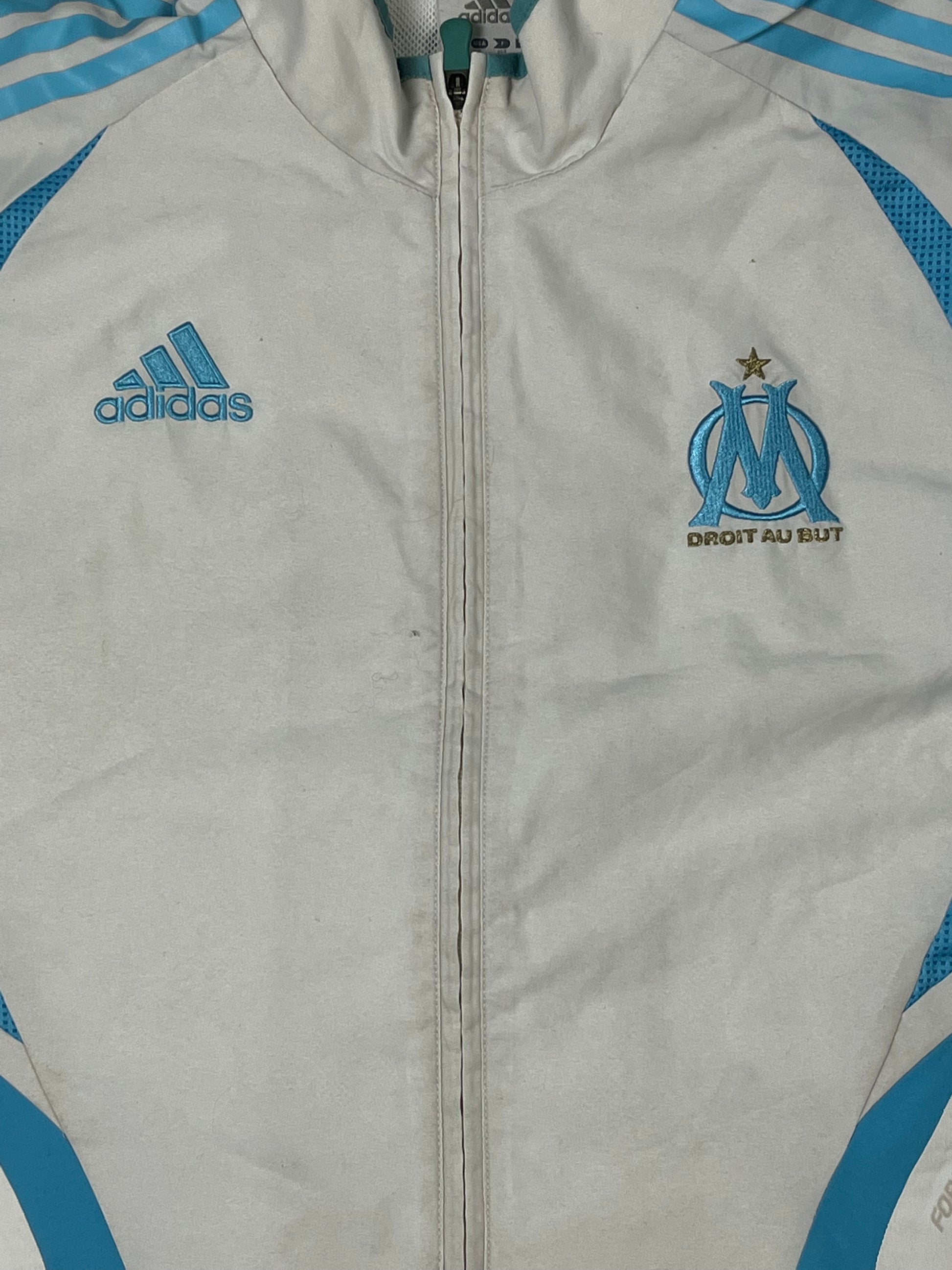 vintage Adidas Olympique Marseille Windbreaker {M-L}