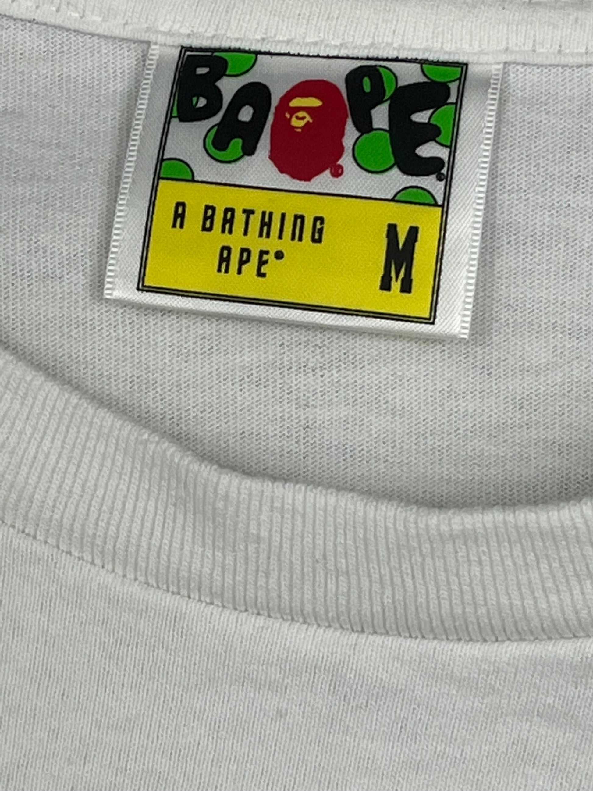 vintage BAPE a bathing ape t-shirt fur {M}