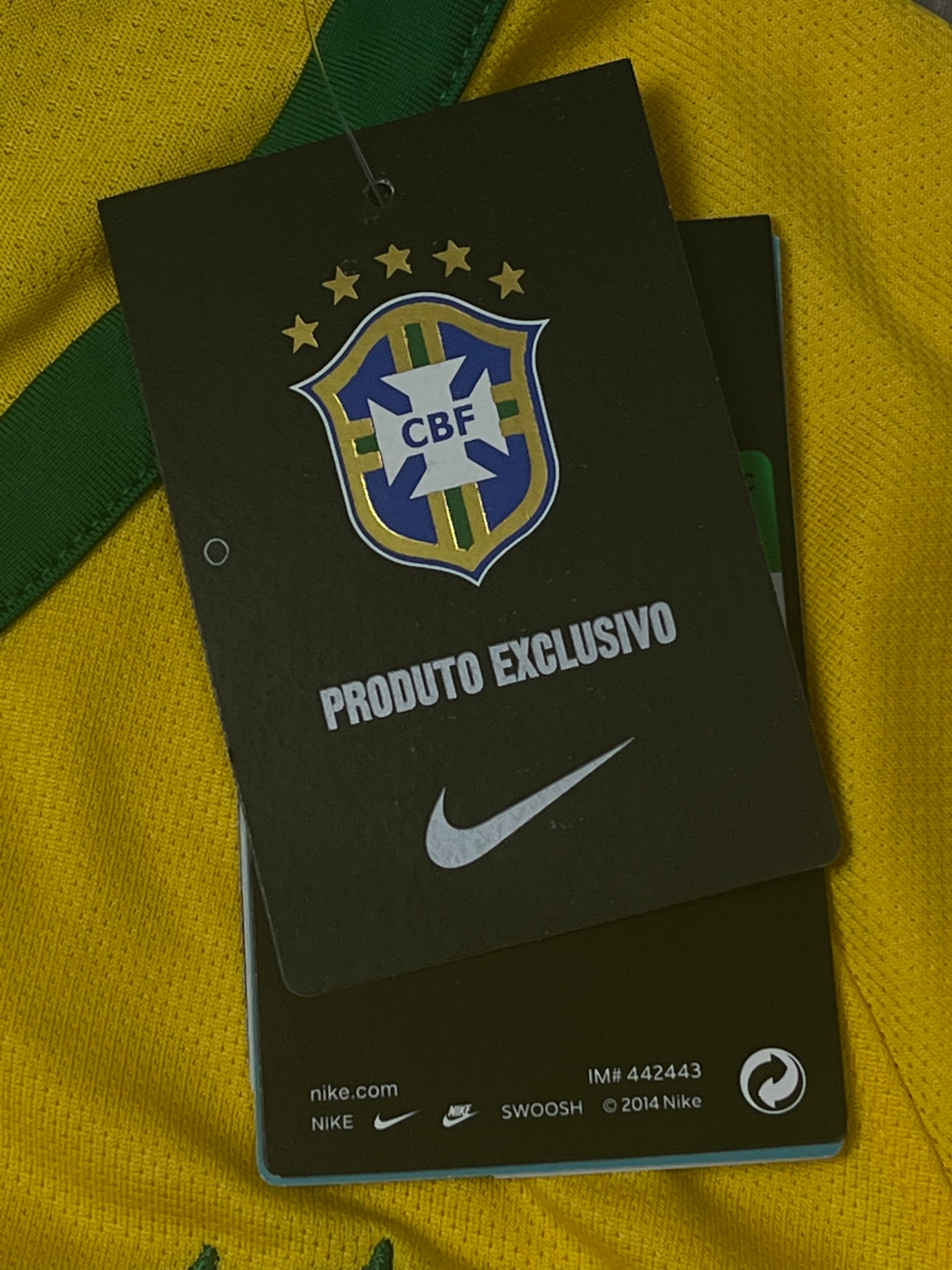 vintage Nike Brasil 2014 home jersey DSWT {XL}