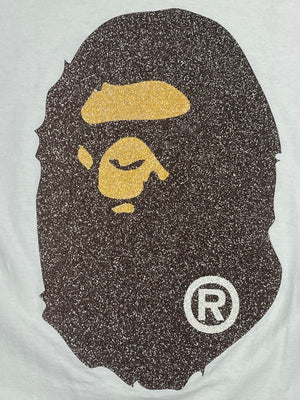 vintage BAPE a bathing ape t-shirt zirconia {S}