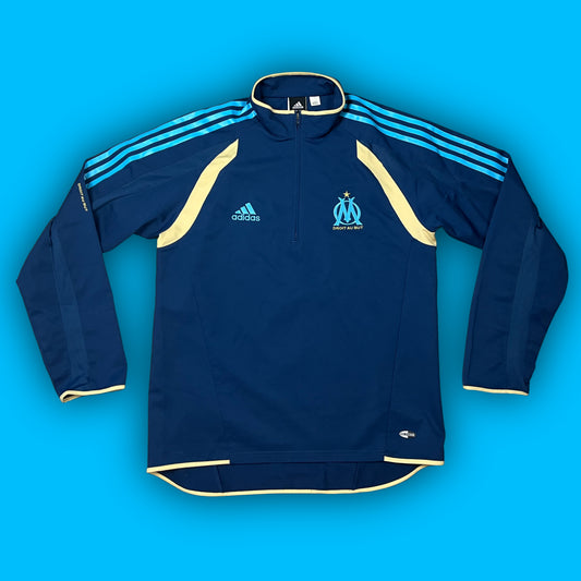 vintage Adidas Olympique Marseille halfzip windbreaker