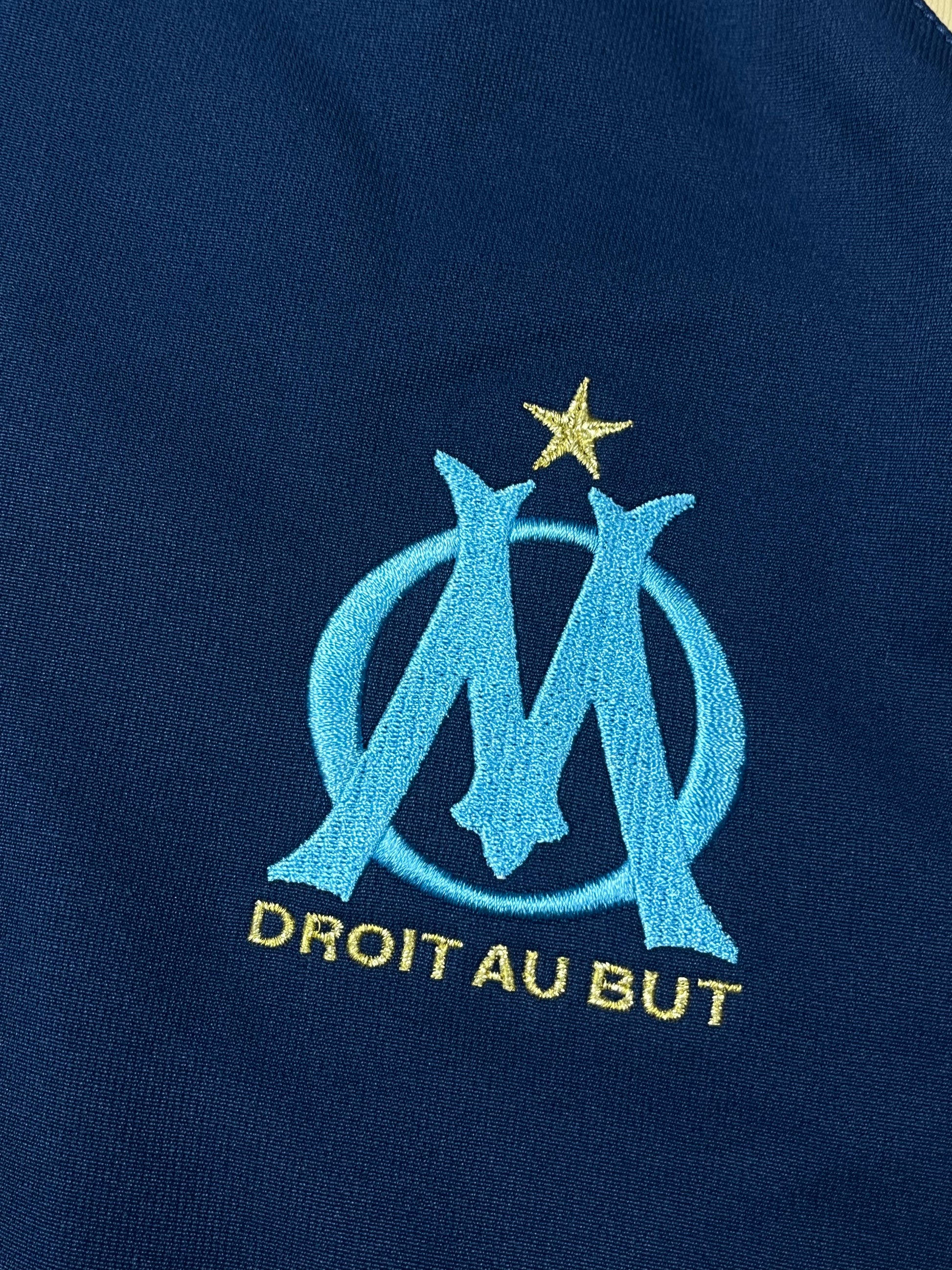 vintage Adidas Olympique Marseille halfzip windbreaker