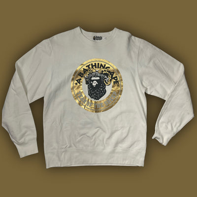 vintage BAPE a bathing ape sweater {L}