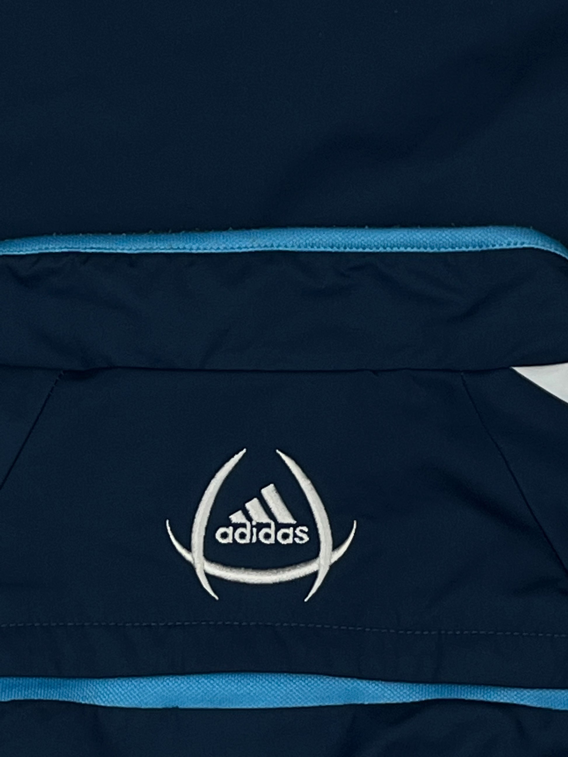 vintage Adidas Olympique Marseille halfzip windbreaker {M}