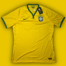 Lade das Bild in den Galerie-Viewer, vintage Nike Brasil 2014 home jersey DSWT {XL}
