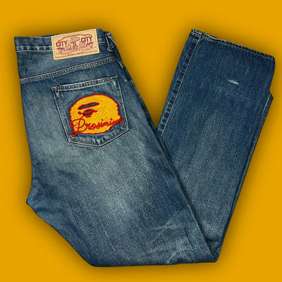 vintage BAPE a bathing ape jeans {XL-XXL}