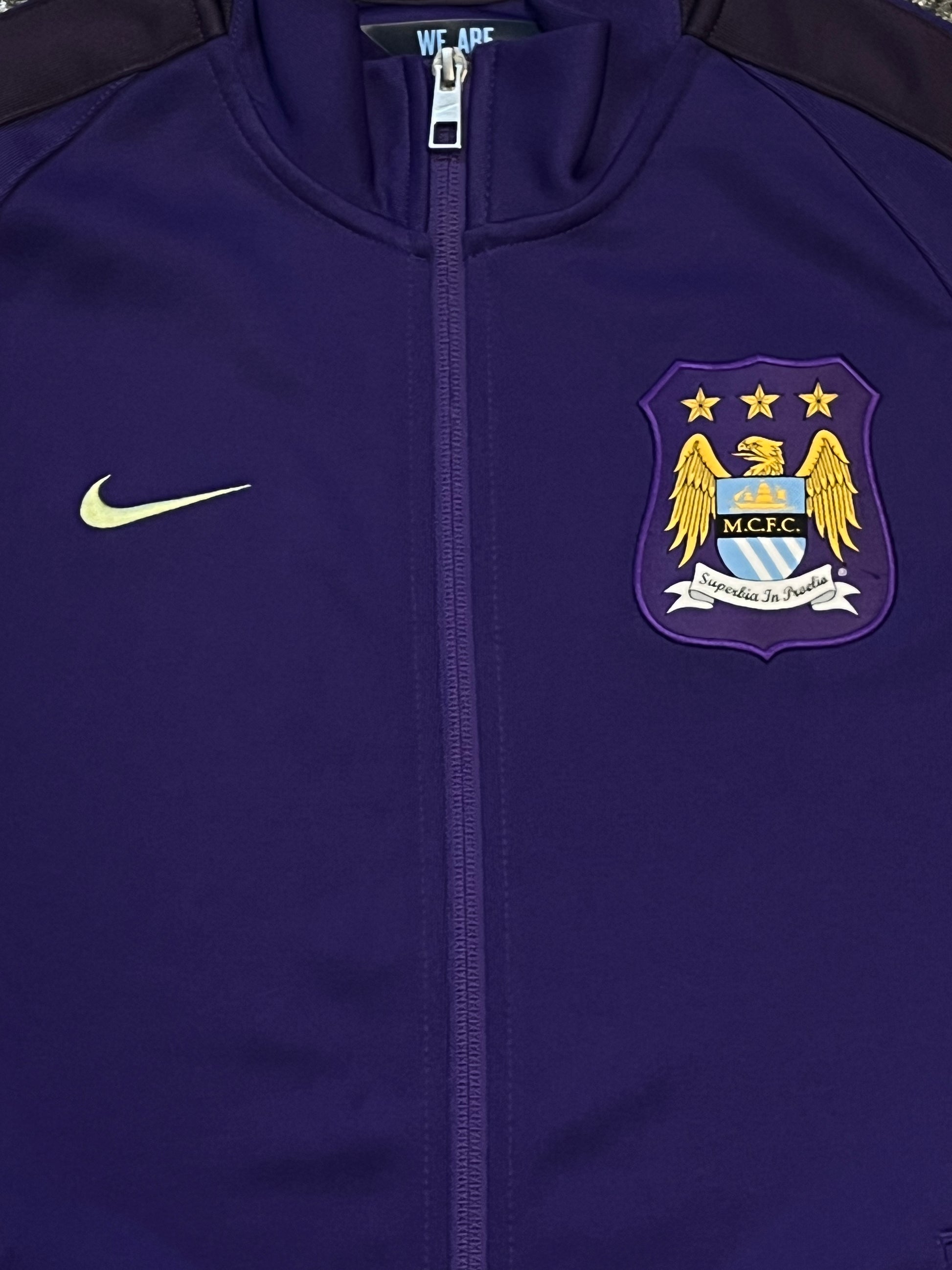 vintage Nike Manchester City trackjacket {M}