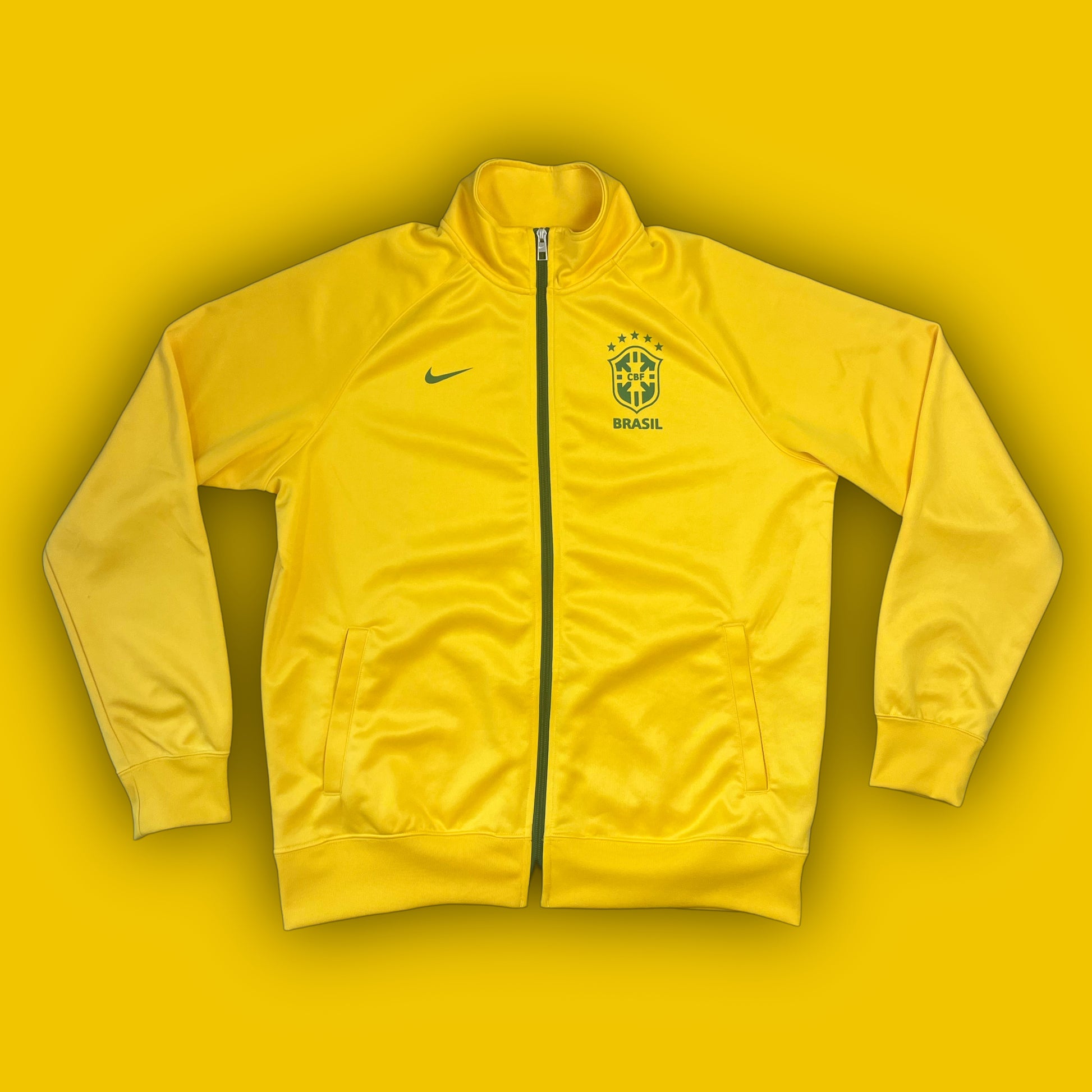 vintage Nike Brasil trackjacket {L-XL}