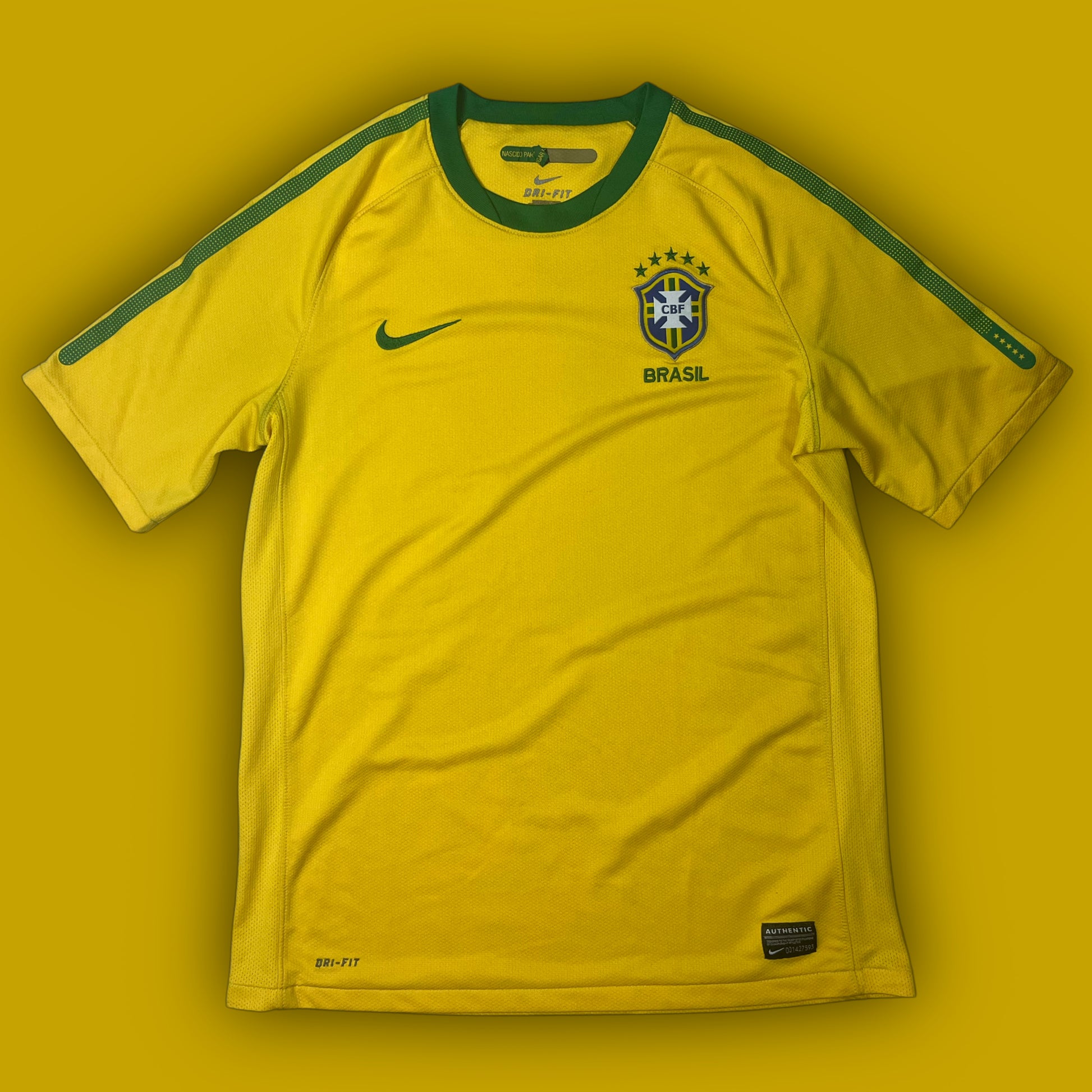 vintage Nike Brasil 2010 home jersey {S}