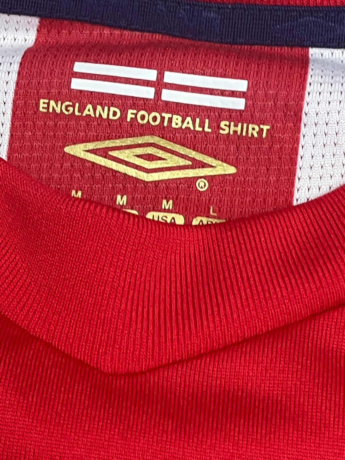 vintage England Umbro 2006 away jersey {M}