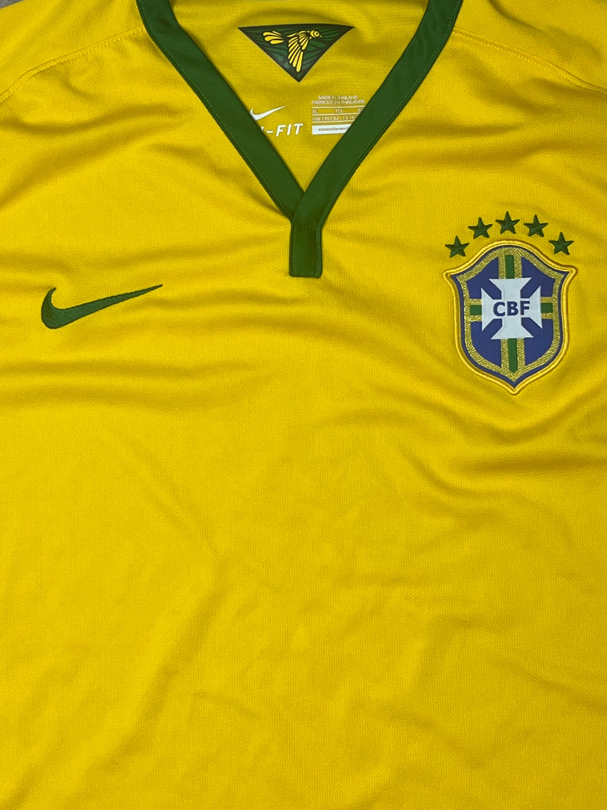 vintage Nike Brasil 2014 home jersey {S}