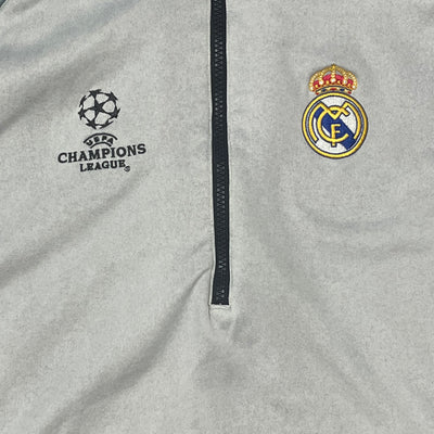 vinatge Adidas Fc Real Madrid 1/2 halfzip trackjacket