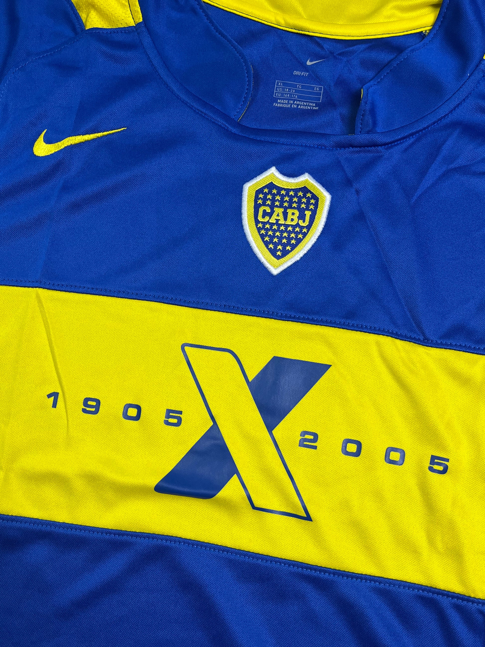 vintage Nike Boca Juniors 2005-2006 home jersey DSWT {S}